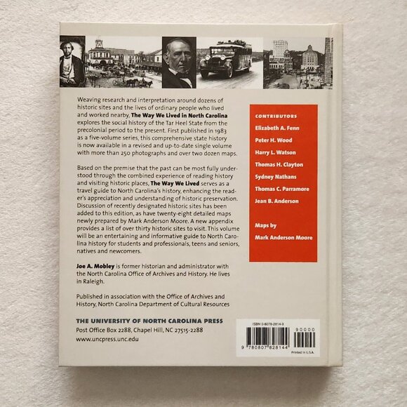 The Way We Lived in North Carolina Hardcover Book History United States Unused - Picture 2 of 6
